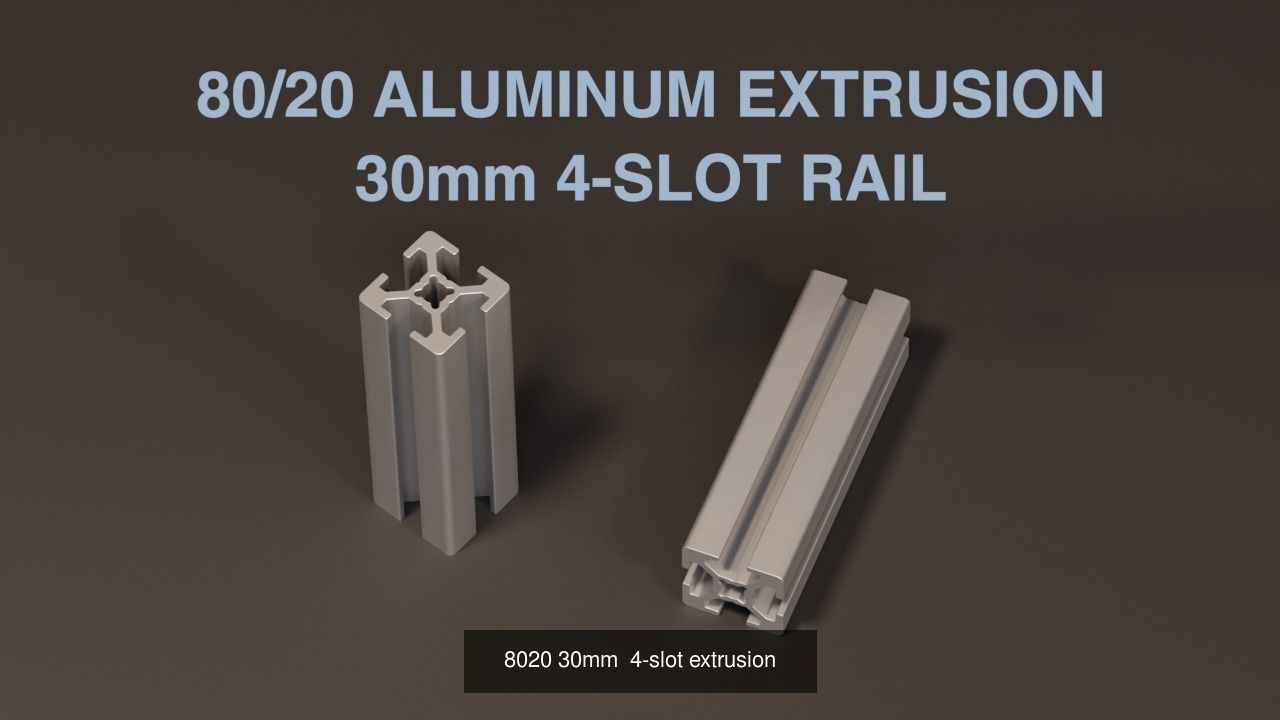 8020 Metric Aluminum Extrusions 3D Model Collection_2
