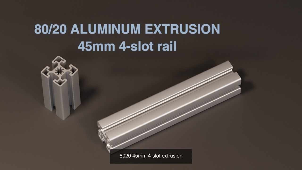 8020 Metric Aluminum Extrusions 3D Model Collection_1