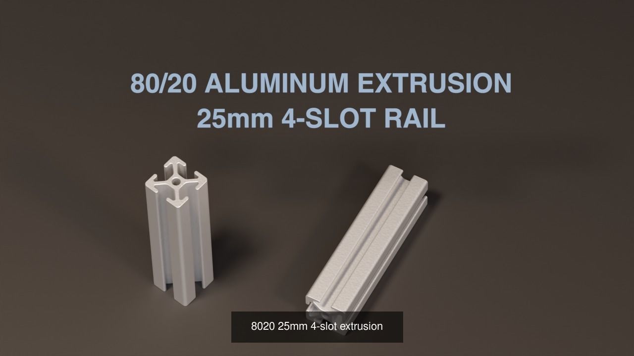 8020 Metric Aluminum Extrusions 3D Model Collection_4
