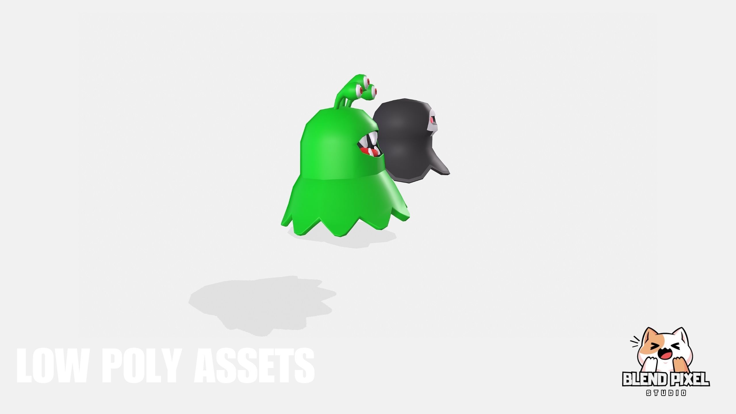 Toon Fantasy Enemies Low-poly 3D model_8