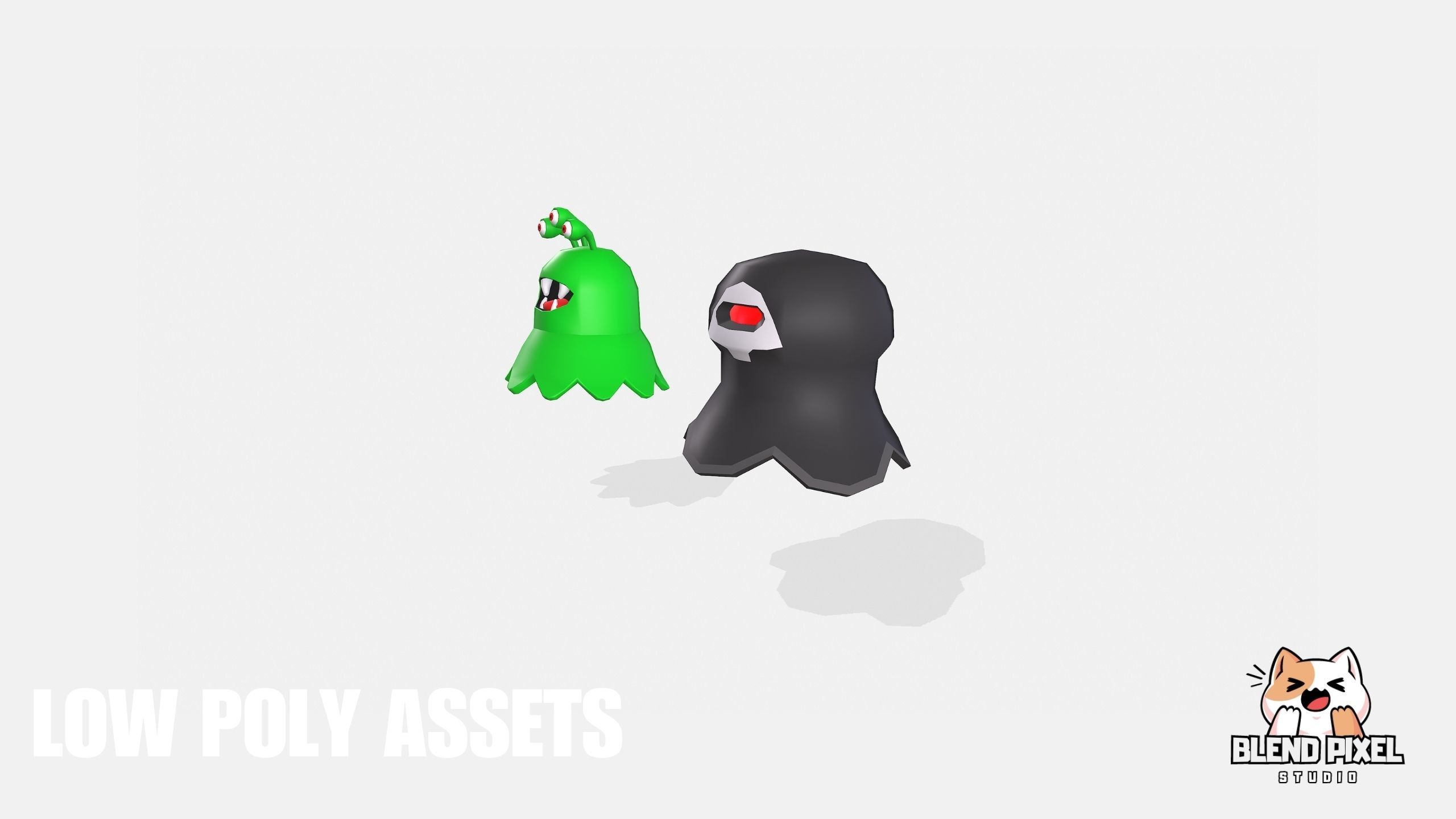 Toon Fantasy Enemies Low-poly 3D model_10