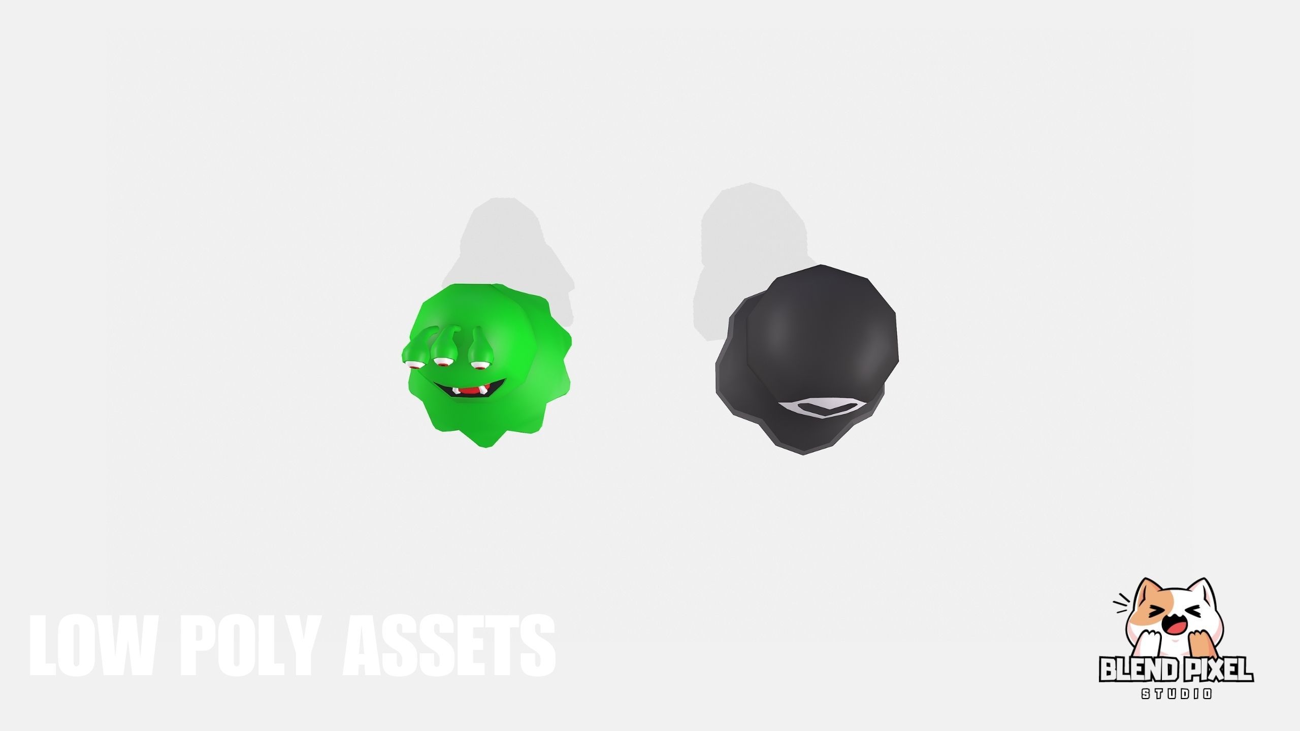 Toon Fantasy Enemies Low-poly 3D model_5