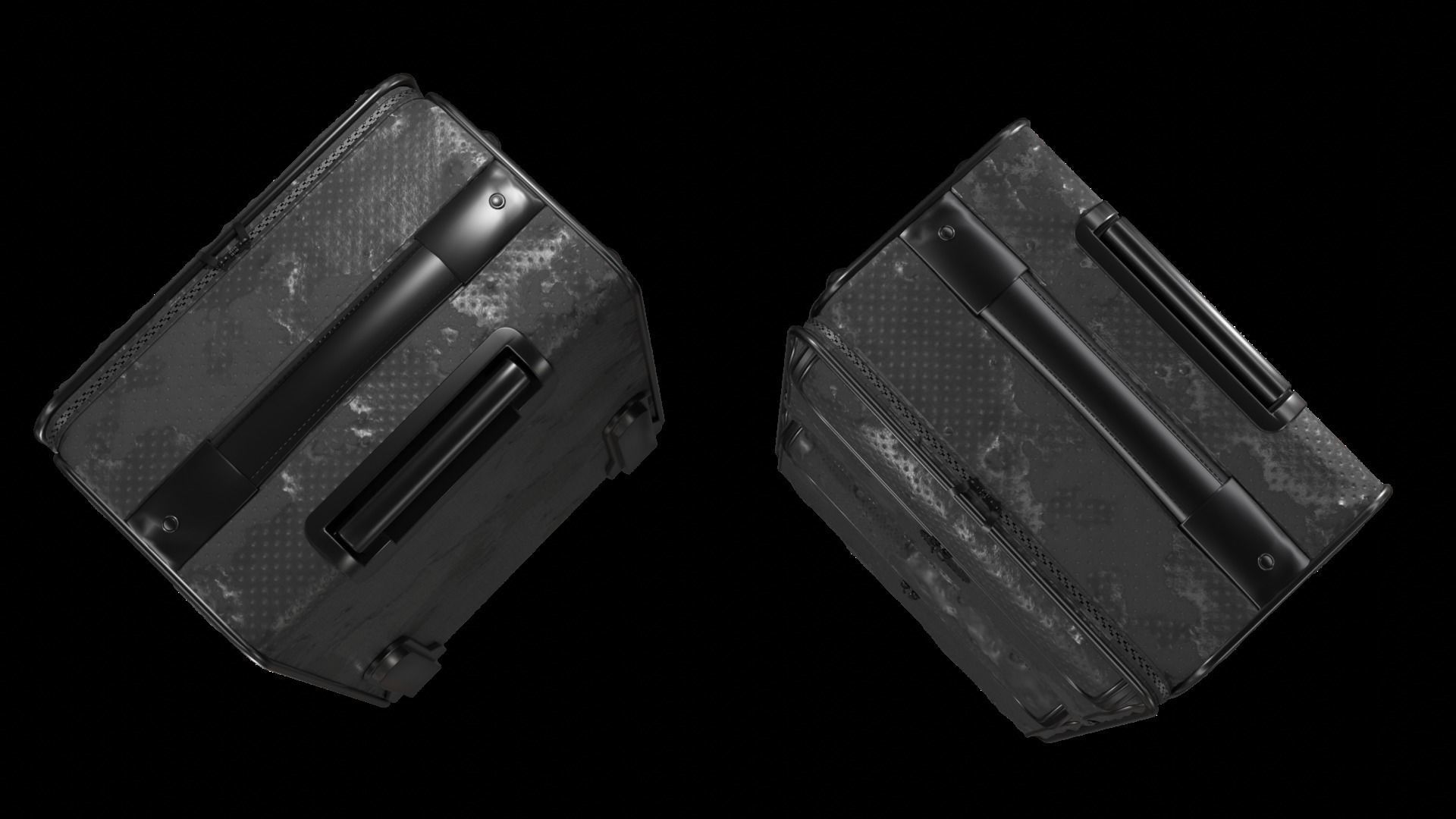 Old Lugagge 3D model_5