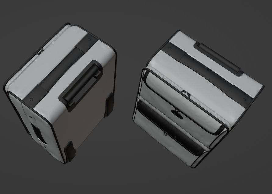 Old Lugagge 3D model_8