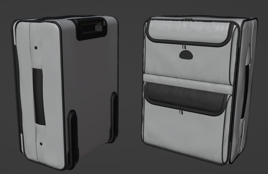 Old Lugagge 3D model_7