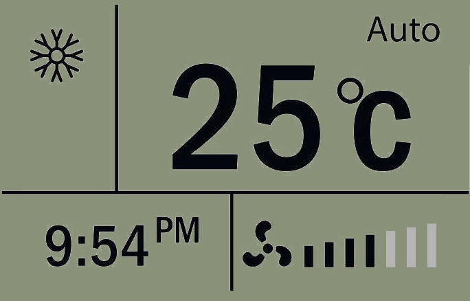 Air-conditioner remote control Low-poly 3D model_6