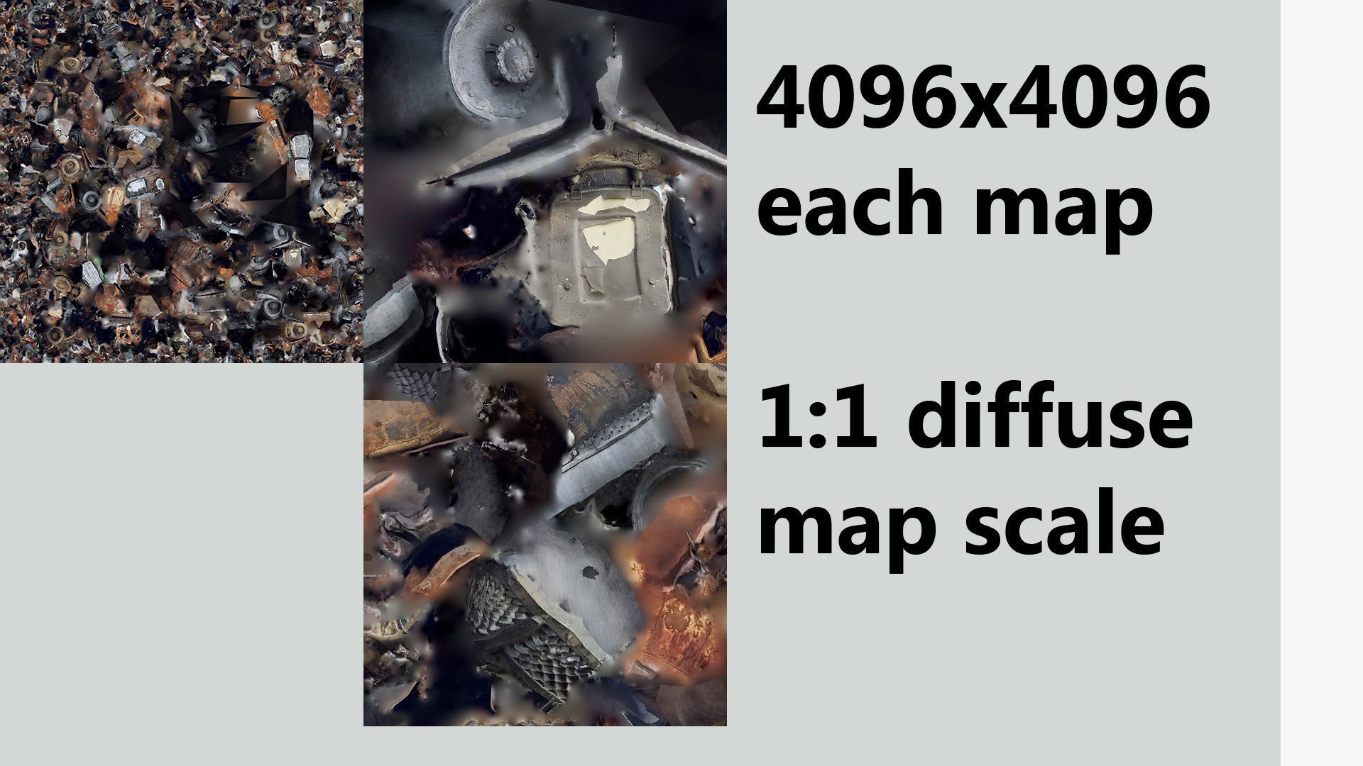 Destroyed russian armoured vehicles 30 assets collection  3D model_21