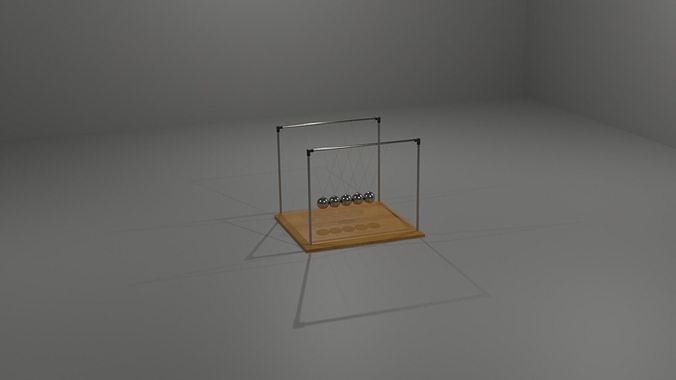 Newtons Cradle Free 3D model