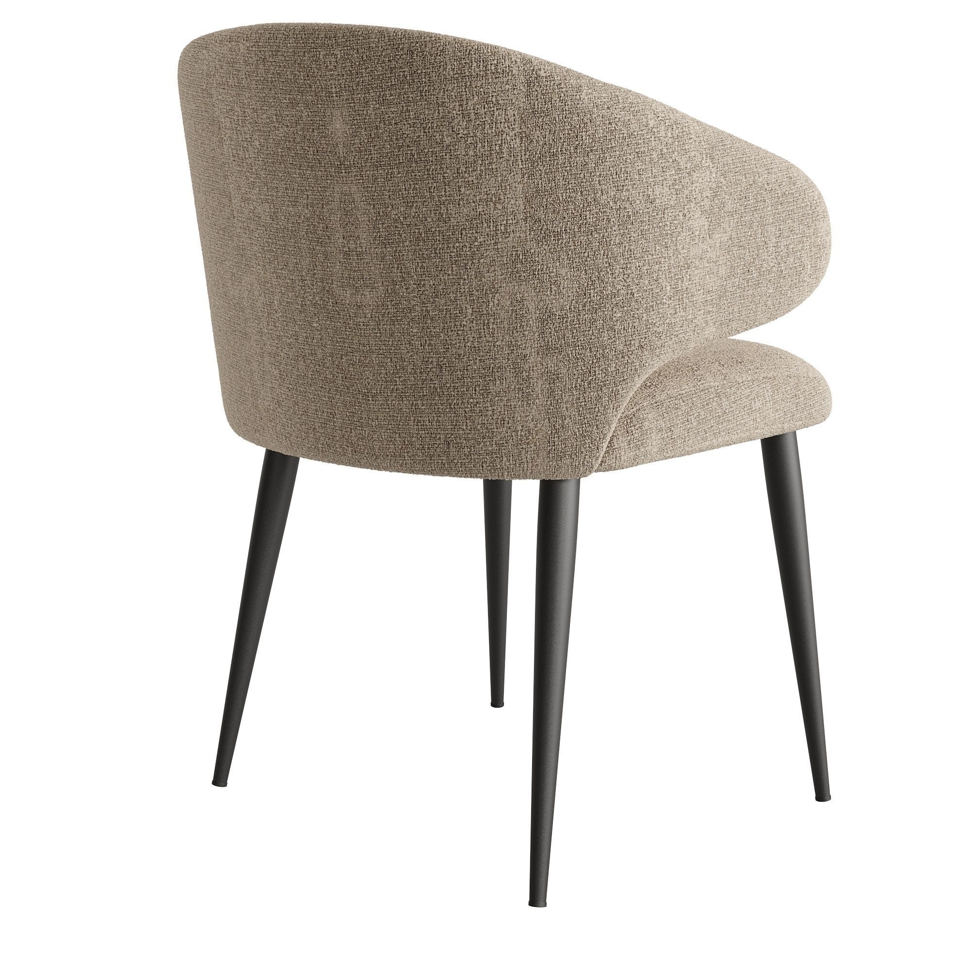 Sage chair Low-poly 3D model_3