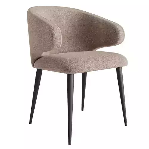 Sage chair Low-poly 3D model