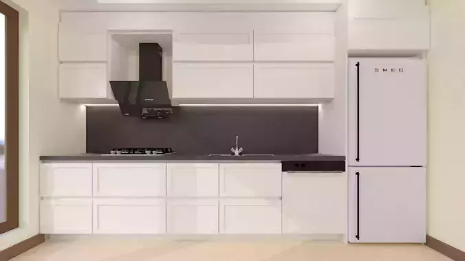 New kitchen design 3d model