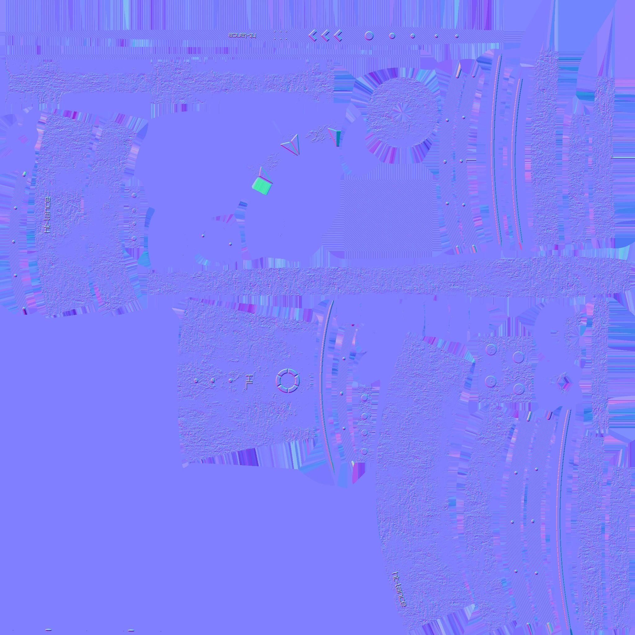 SciFi War Lance A08 Yellow - Sci Fi Weapon Design Low-poly 3D model_25