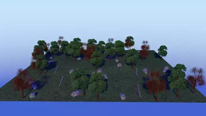 Forest in minecraft