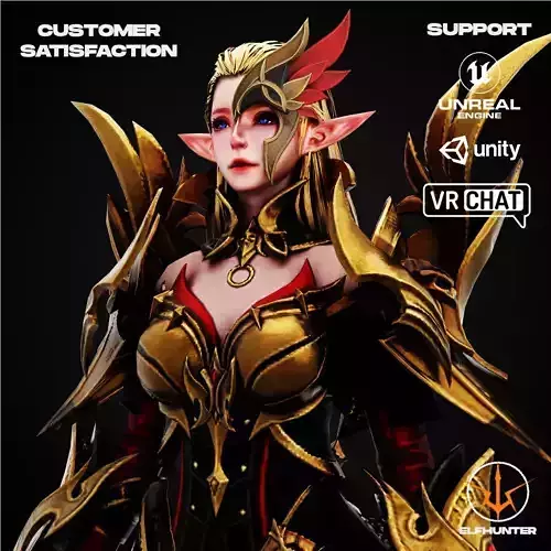 EXCLUSIVE ELF HUNTER EDITION RIGGED CHARACTER ELF CULTS