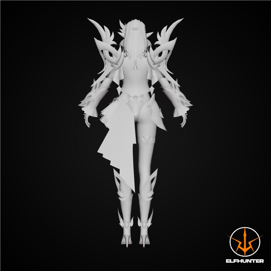 3D model EXCLUSIVE ELF HUNTER EDITION RIGGED CHARACTER ELF CULTS VR ...