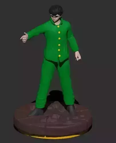 YUYU HAKUSHO YUSUKE URAMESHI 3D MODEL 3D print model