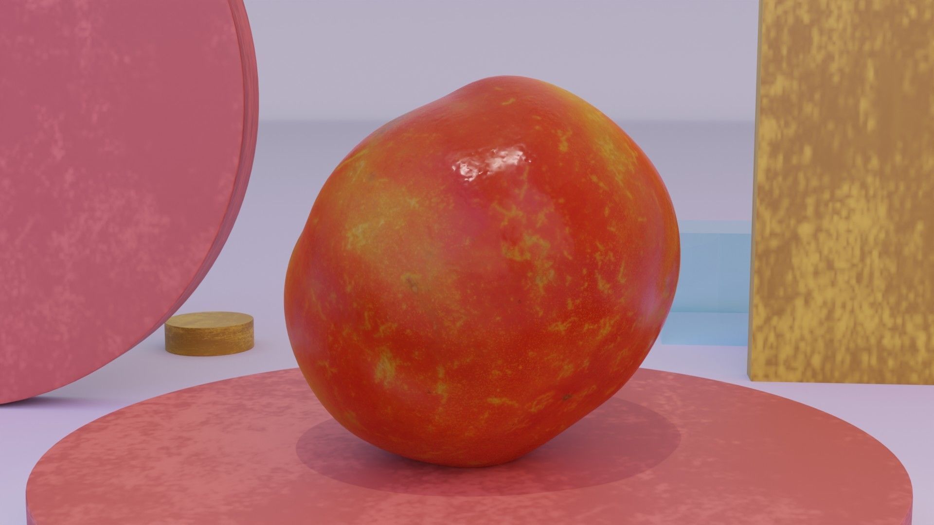 Tomato 07 Low-poly 3D model_7