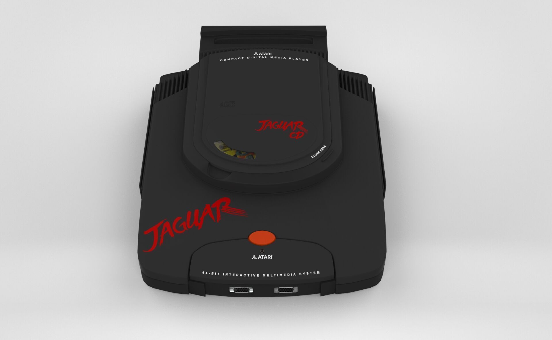 Atari Jaguar 3D model_2