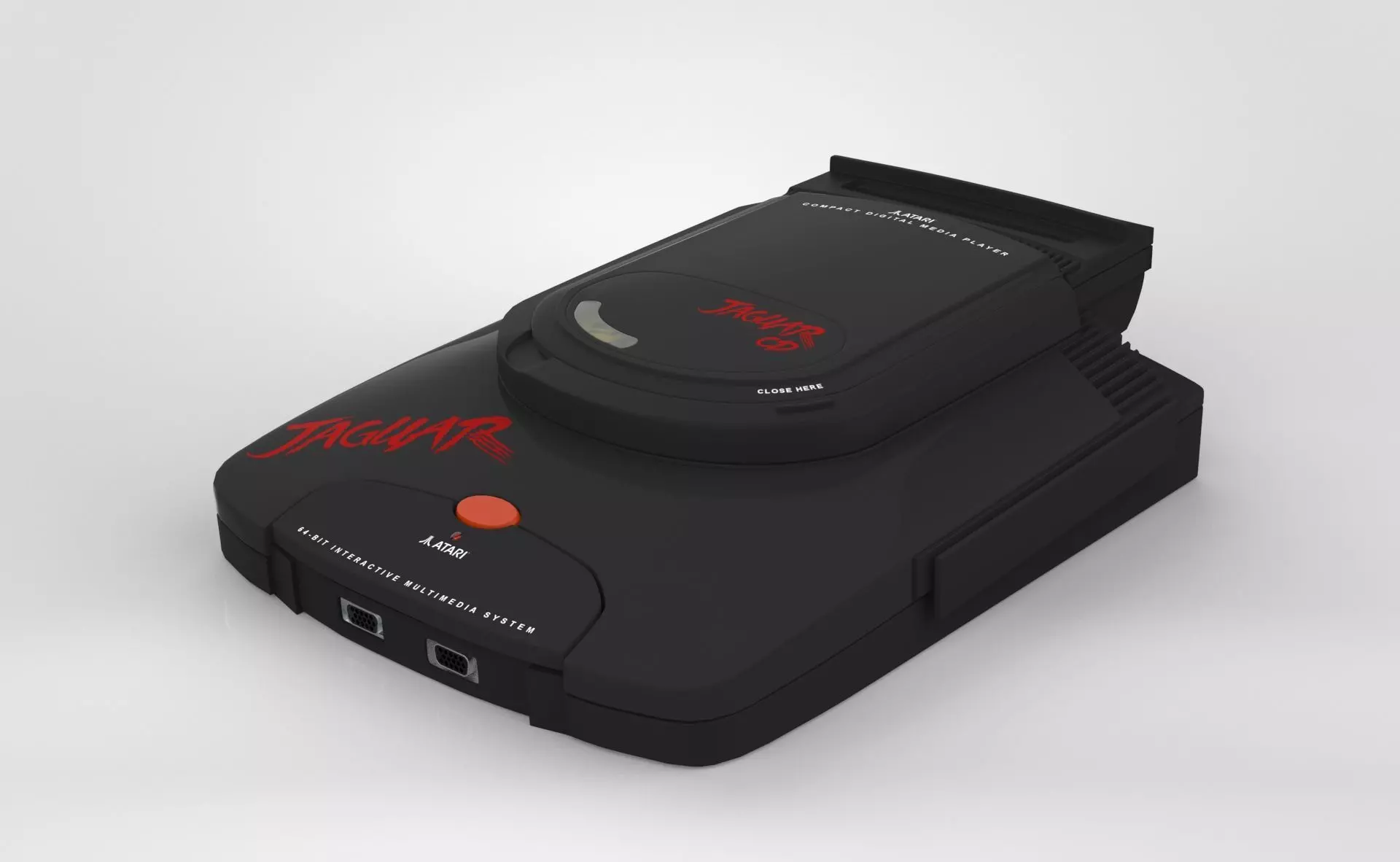 Atari Jaguar 3D model_0
