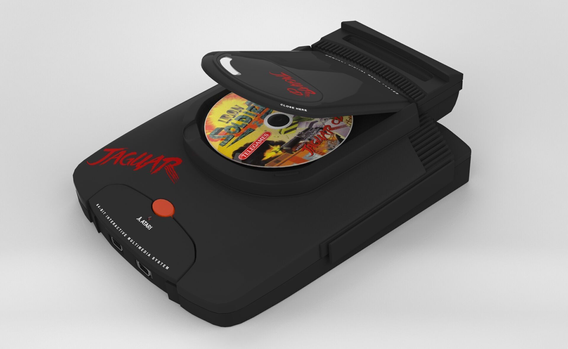 Atari Jaguar 3D model_1