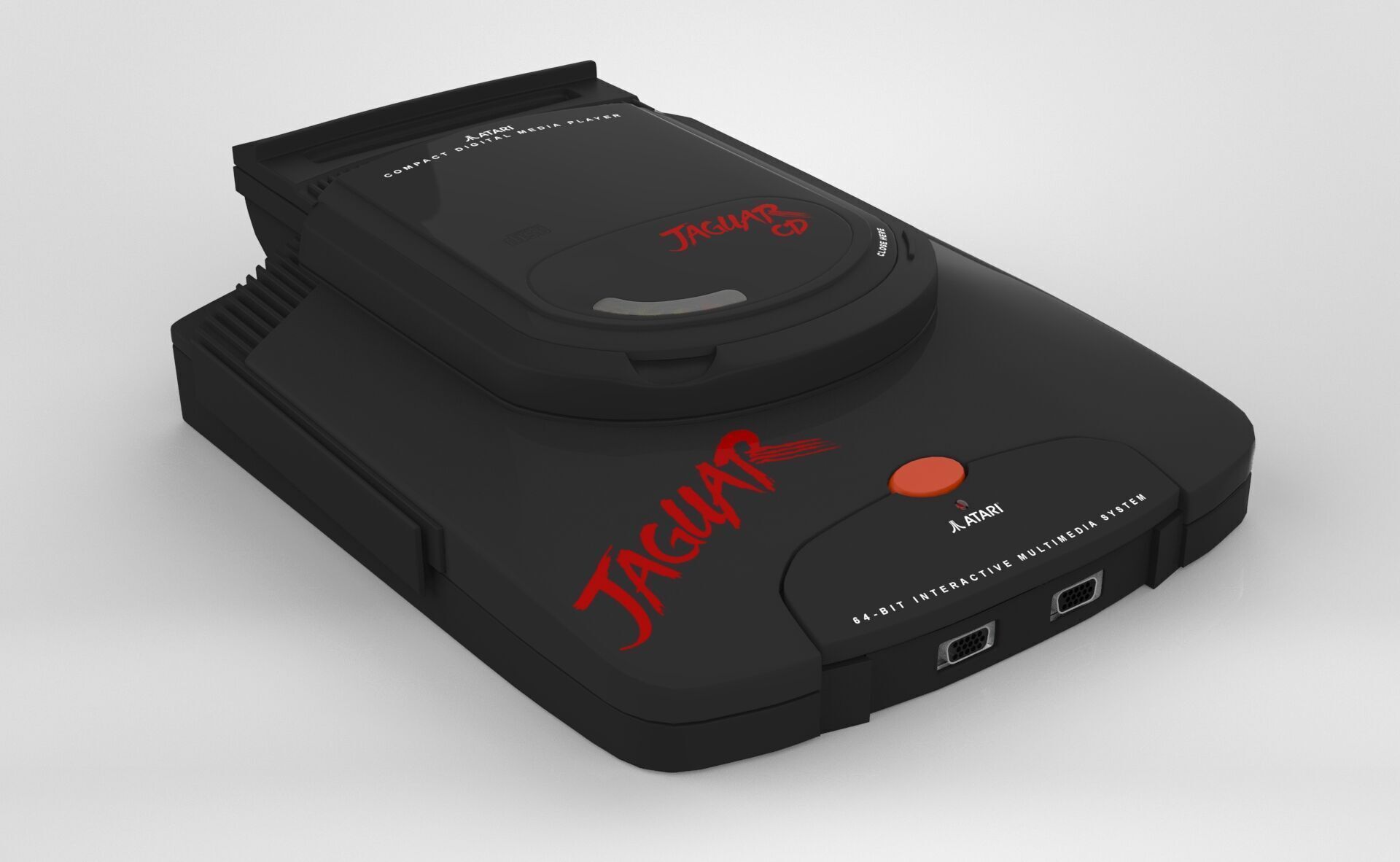 Atari Jaguar 3D model_6