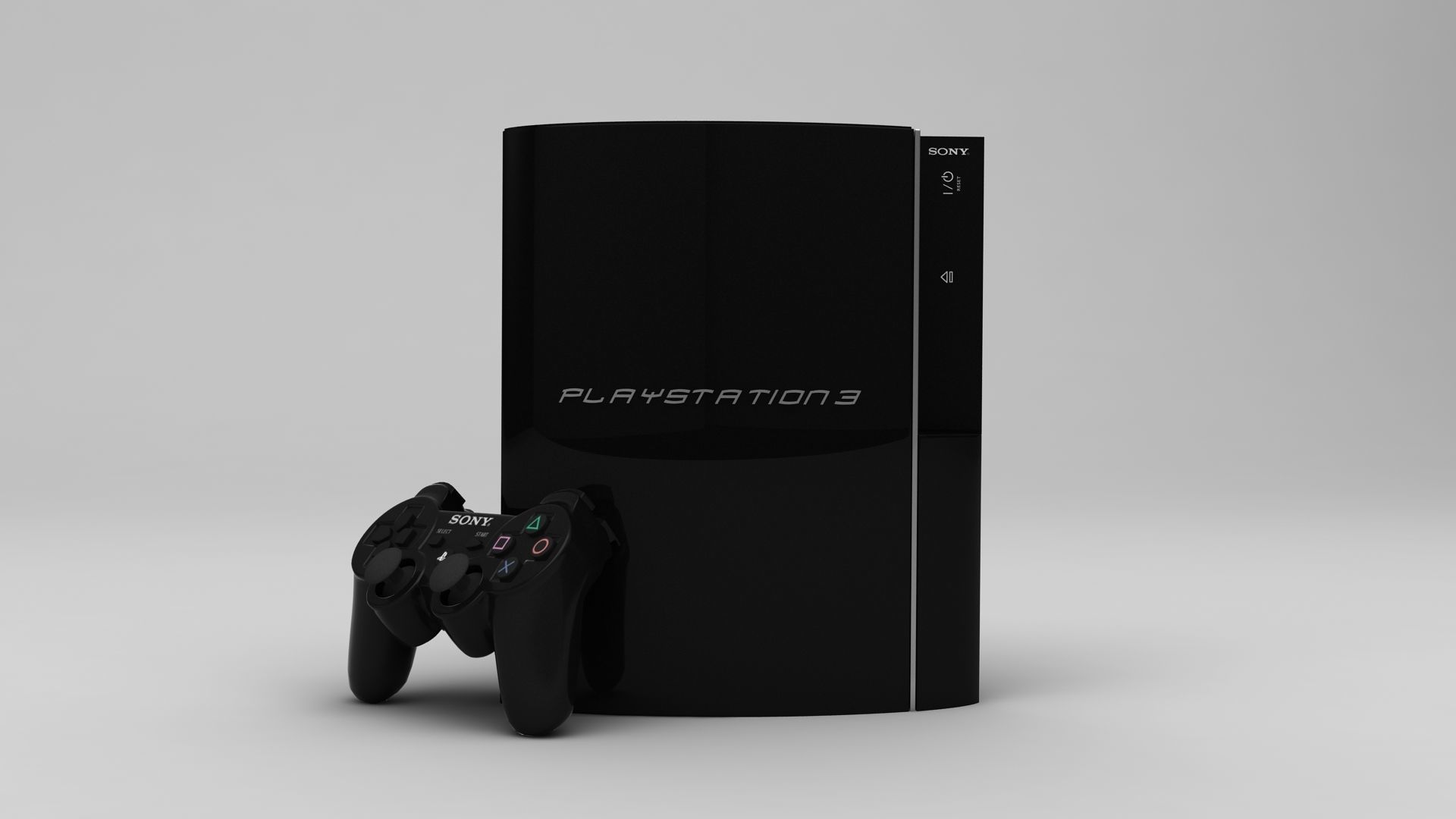 Sony Playstation 3 3D model_6
