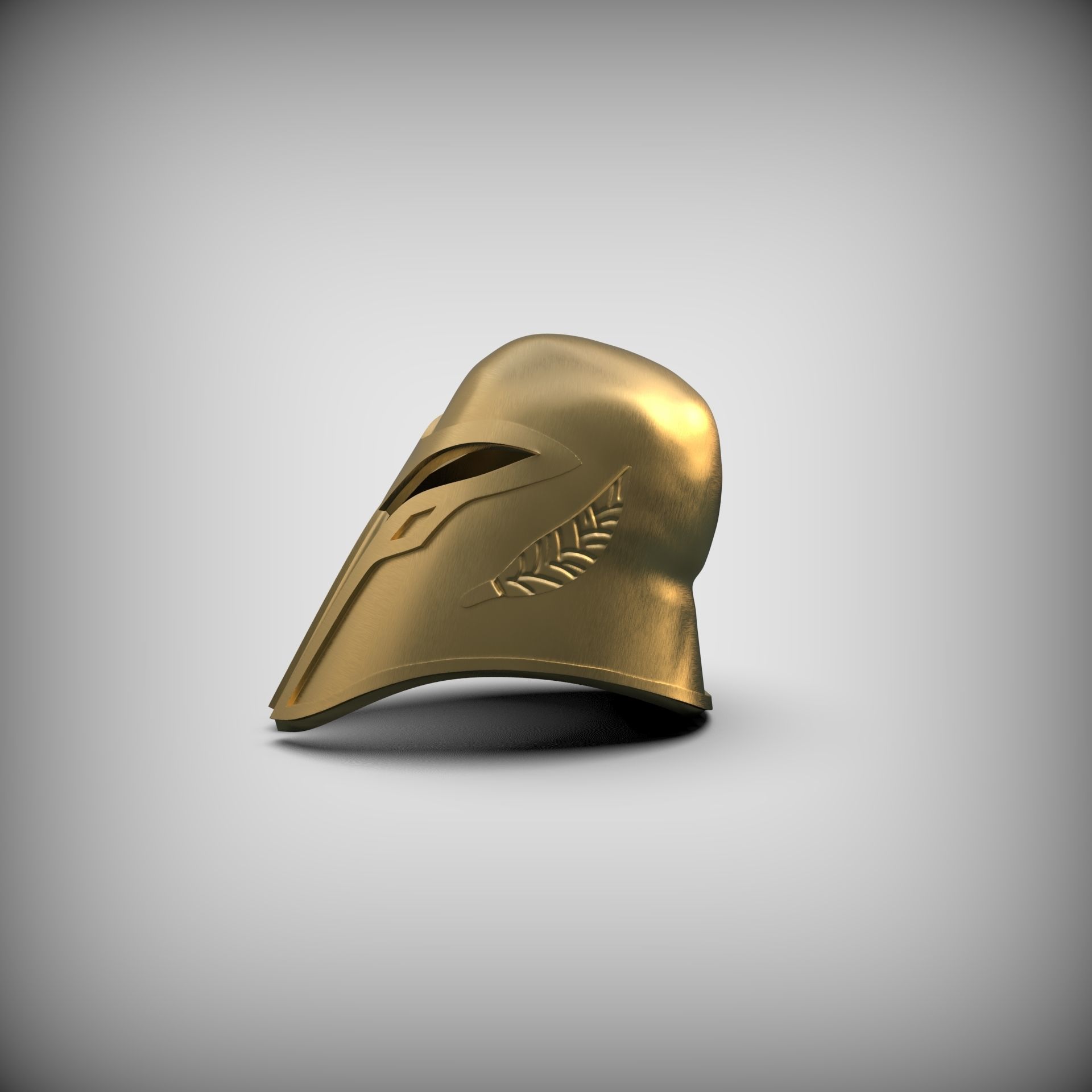 STL Pantheon baker helmet Cosplay 3d print 3D print model_6