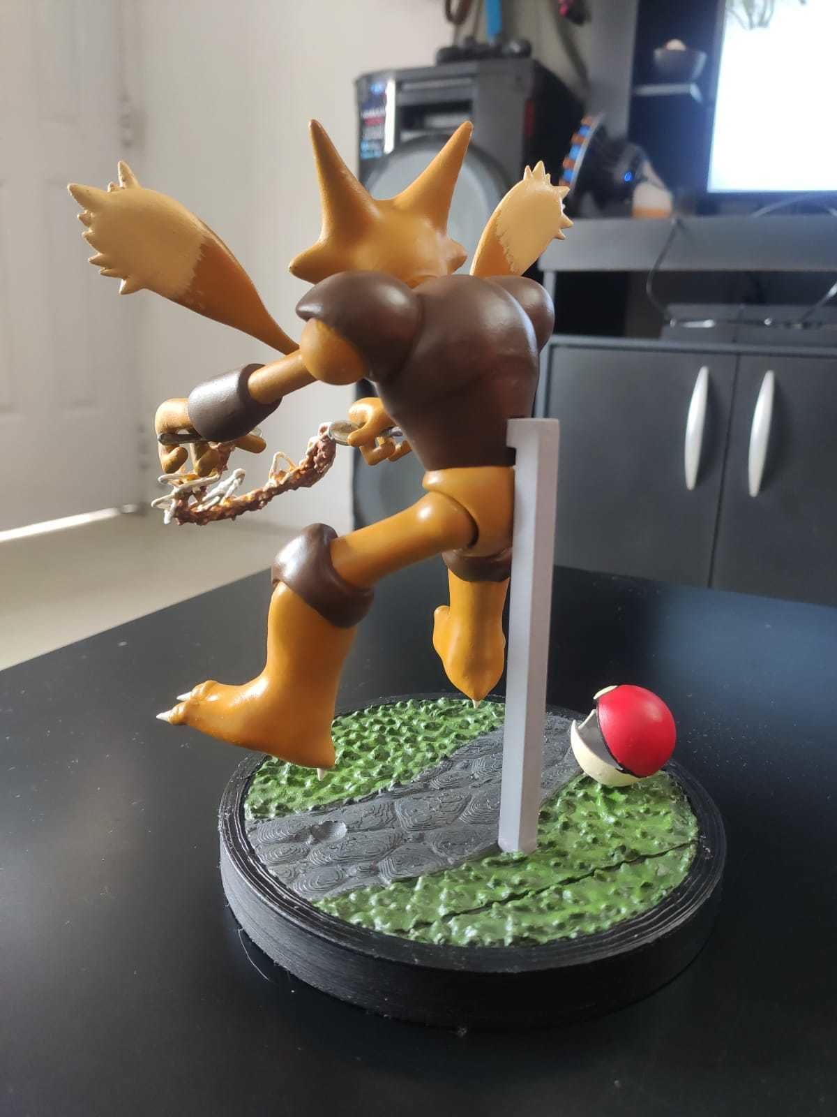 POKEMON ALAKAZAM 1st GENERATION 3D print model_9