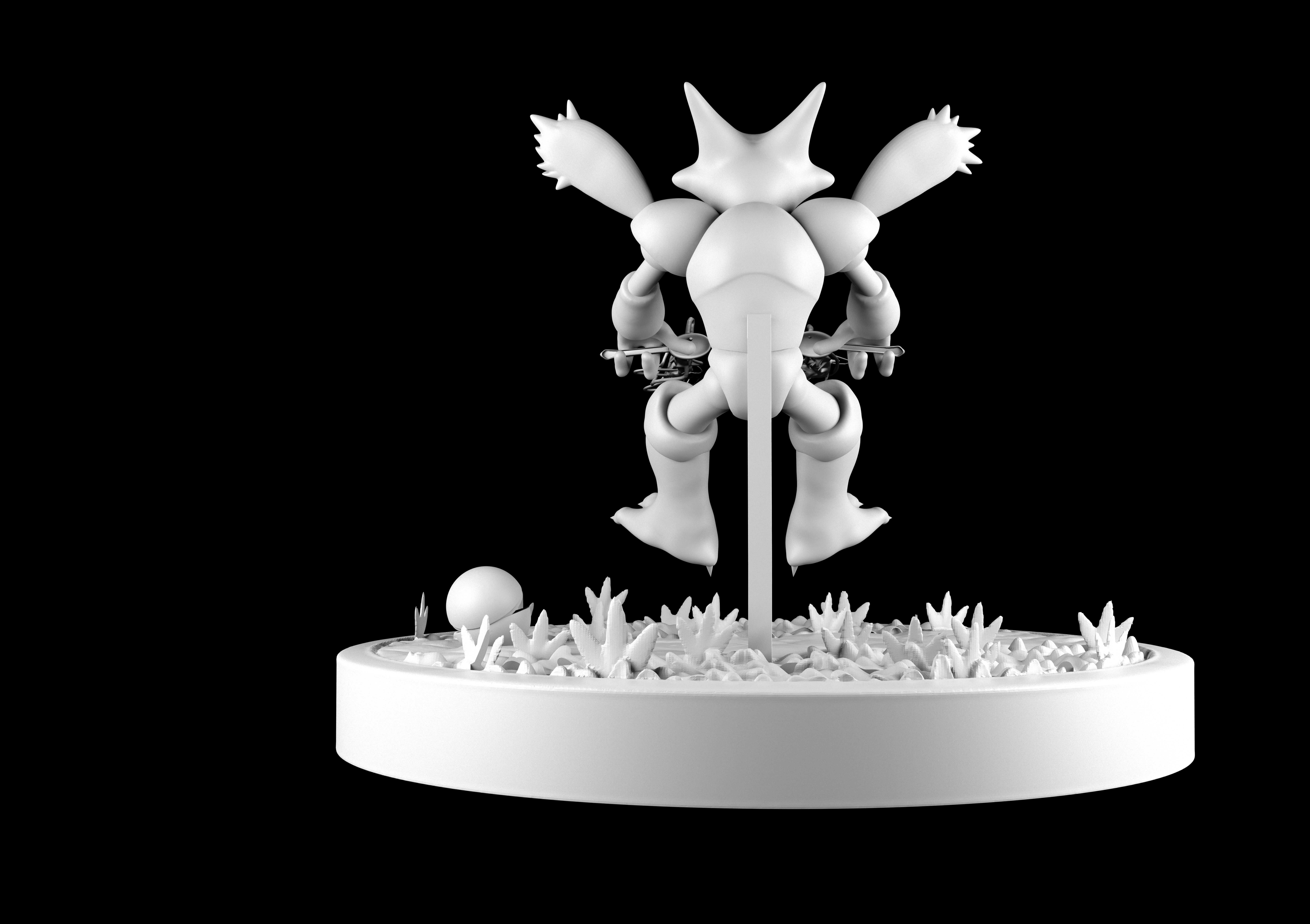 POKEMON ALAKAZAM 1st GENERATION 3D print model_2