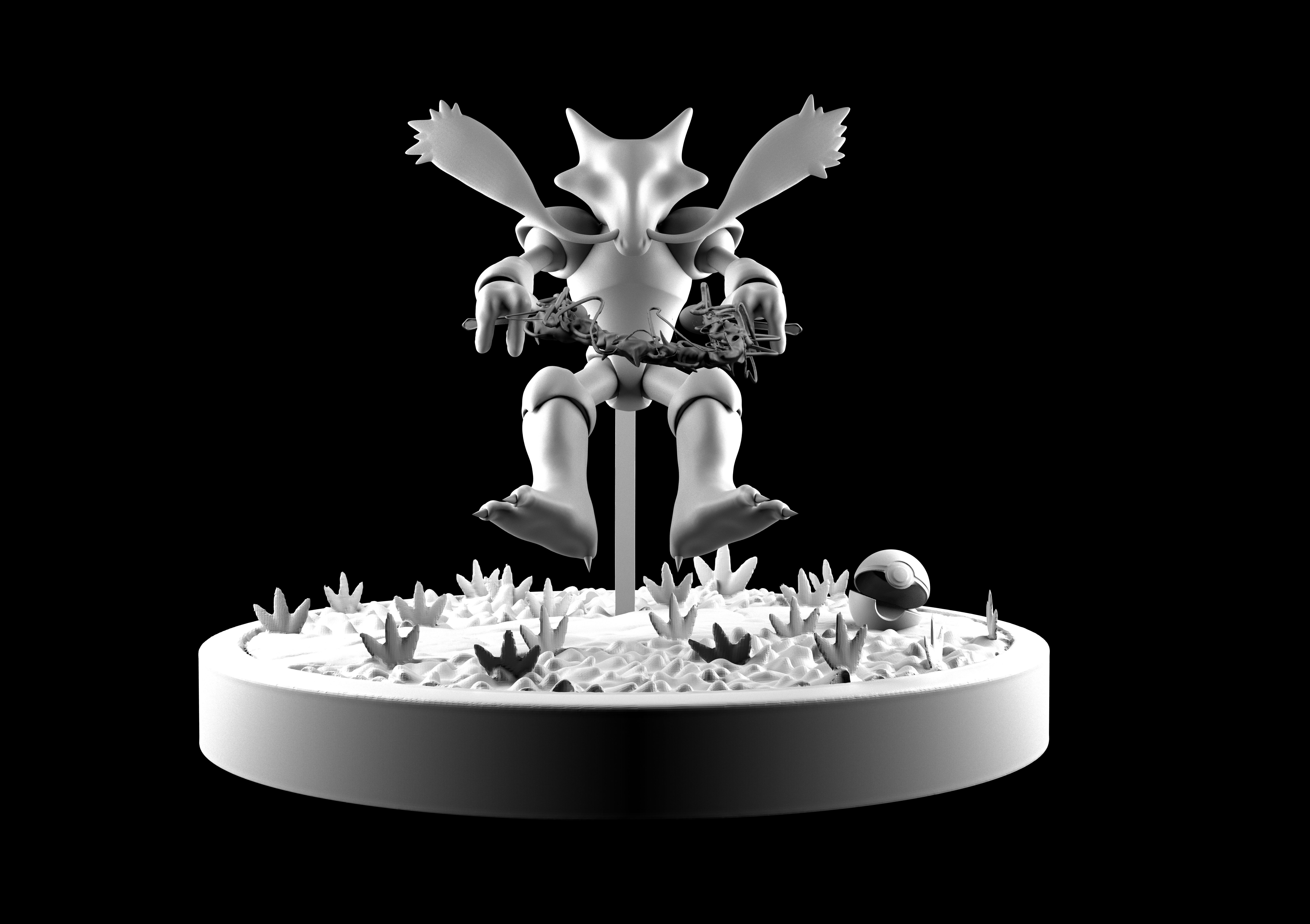 POKEMON ALAKAZAM 1st GENERATION 3D print model_0