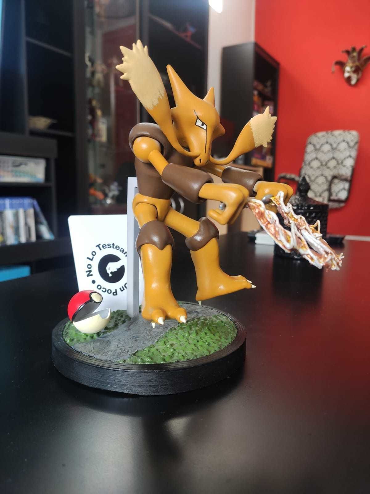 POKEMON ALAKAZAM 1st GENERATION 3D print model_11