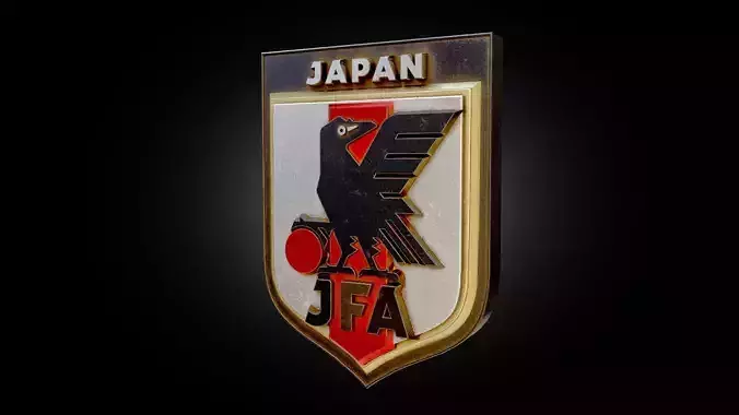logo Japan Football Association - JFA 3D model