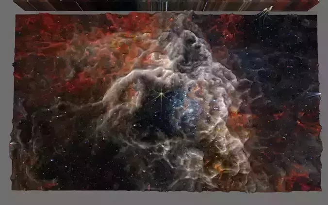 Tarantula nebula deep sky object 3d software analysis 3D print model