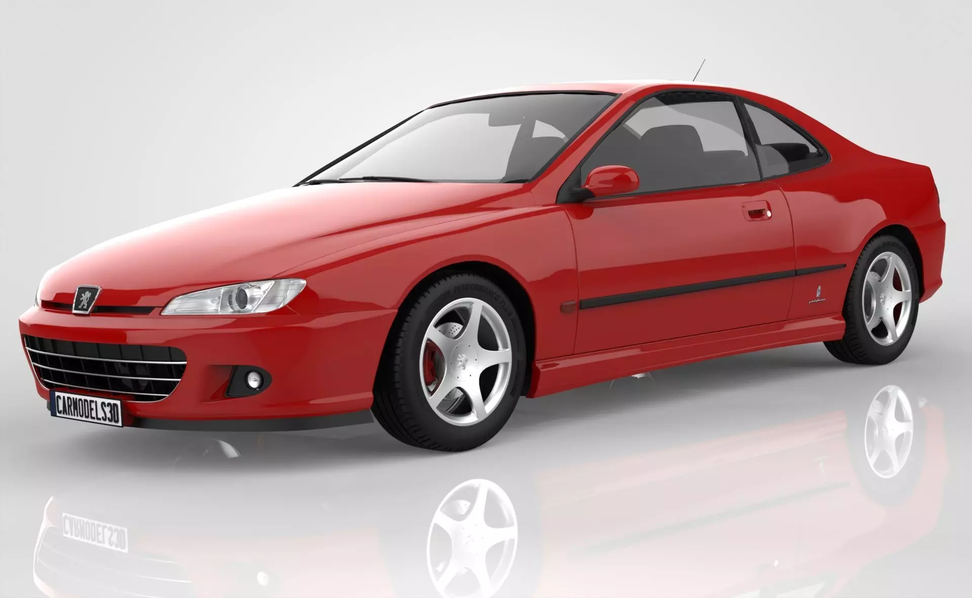 Peugeot 406 Coupe 2004 3D model