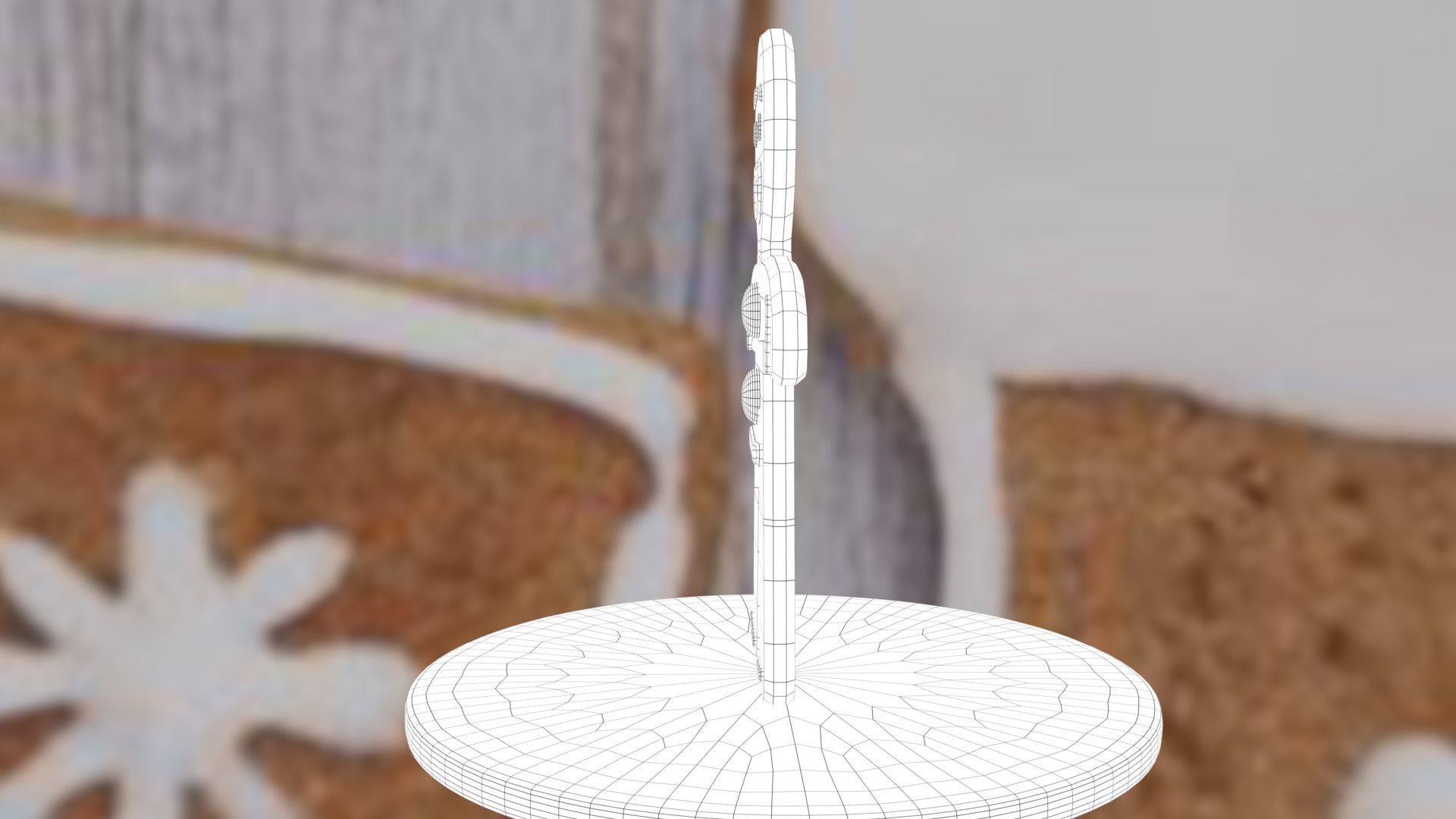 Christmas Gingerbread Man Low-poly 3D model_47