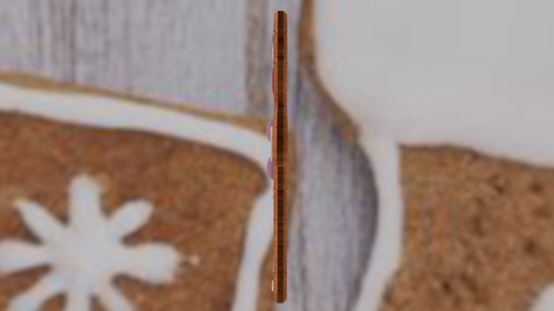 Christmas Gingerbread Man Low-poly 3D model_4