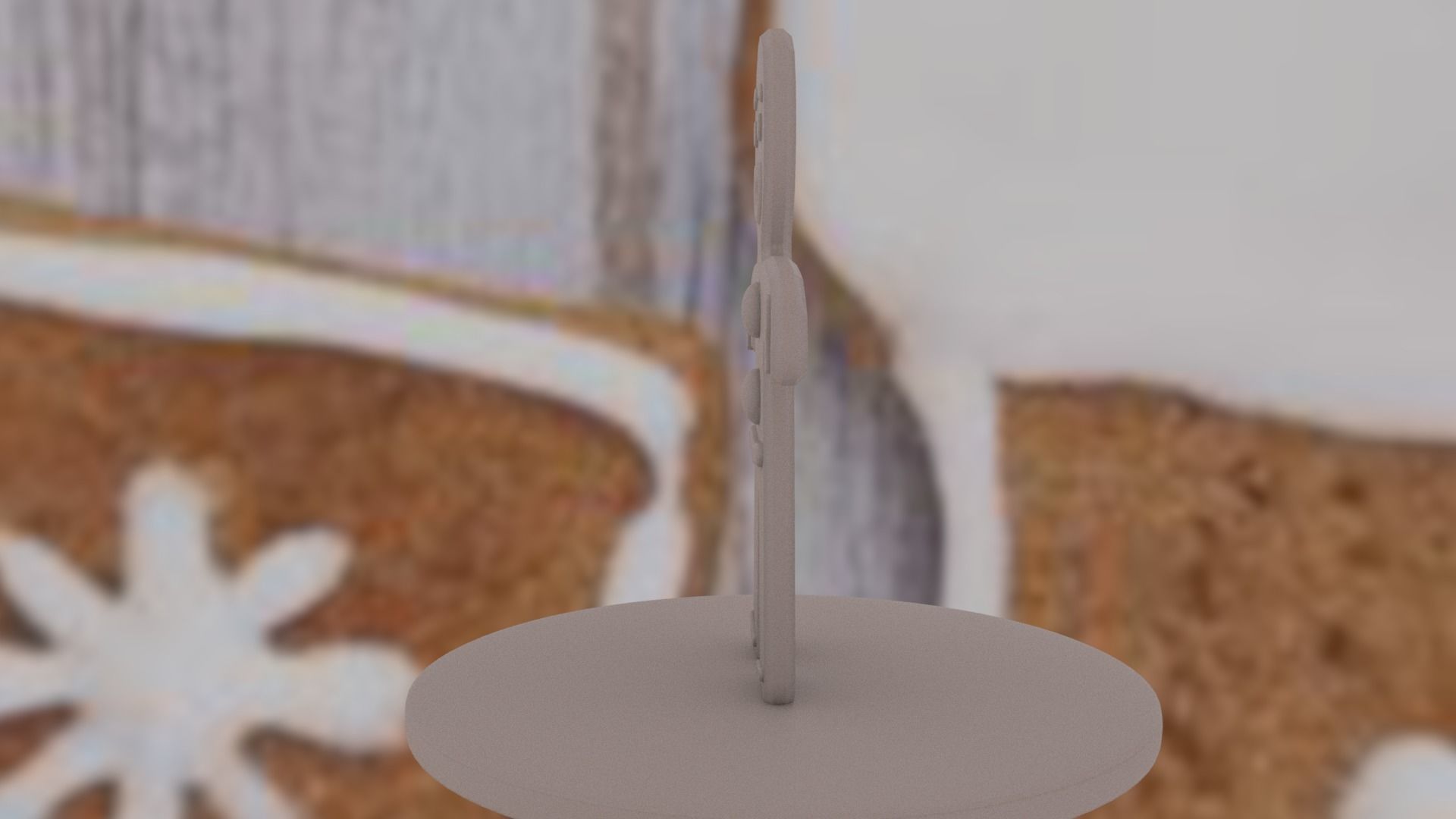 Christmas Gingerbread Man Low-poly 3D model_34