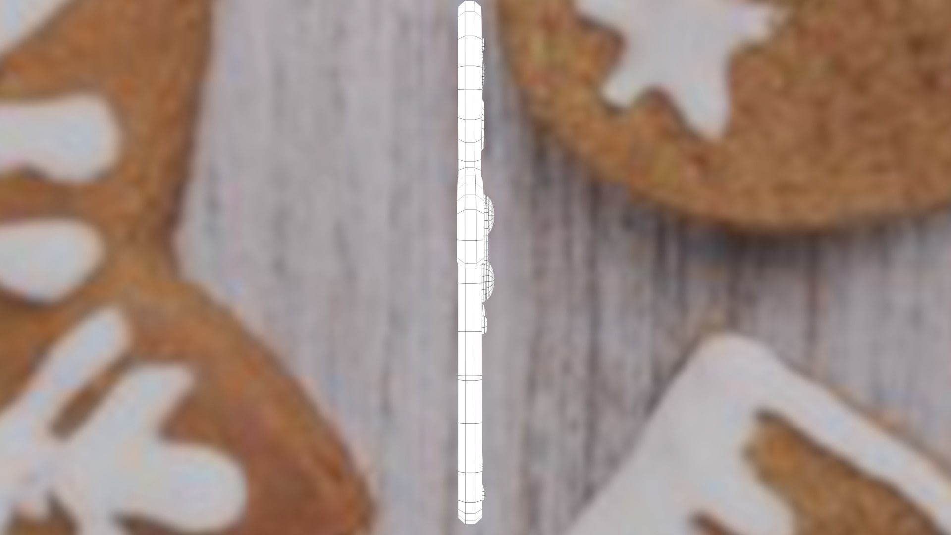 Christmas Gingerbread Man Low-poly 3D model_64