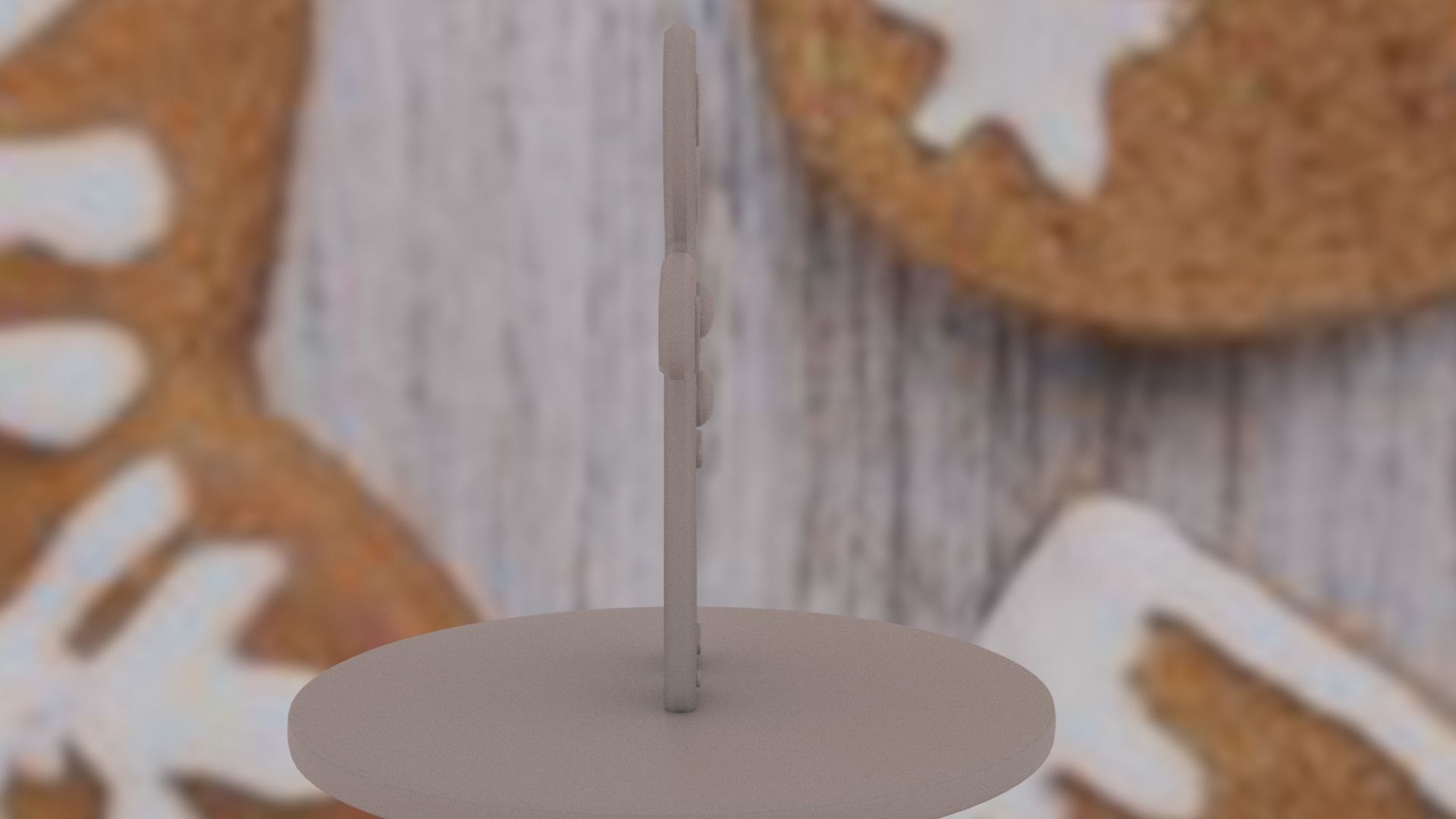 Christmas Gingerbread Man Low-poly 3D model_40