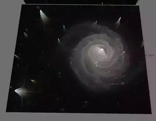 UGC 12158 deep sky object 3d software analysis 3D print model