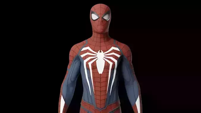 Marvel SpiderMan PS4 3d Model 3D model