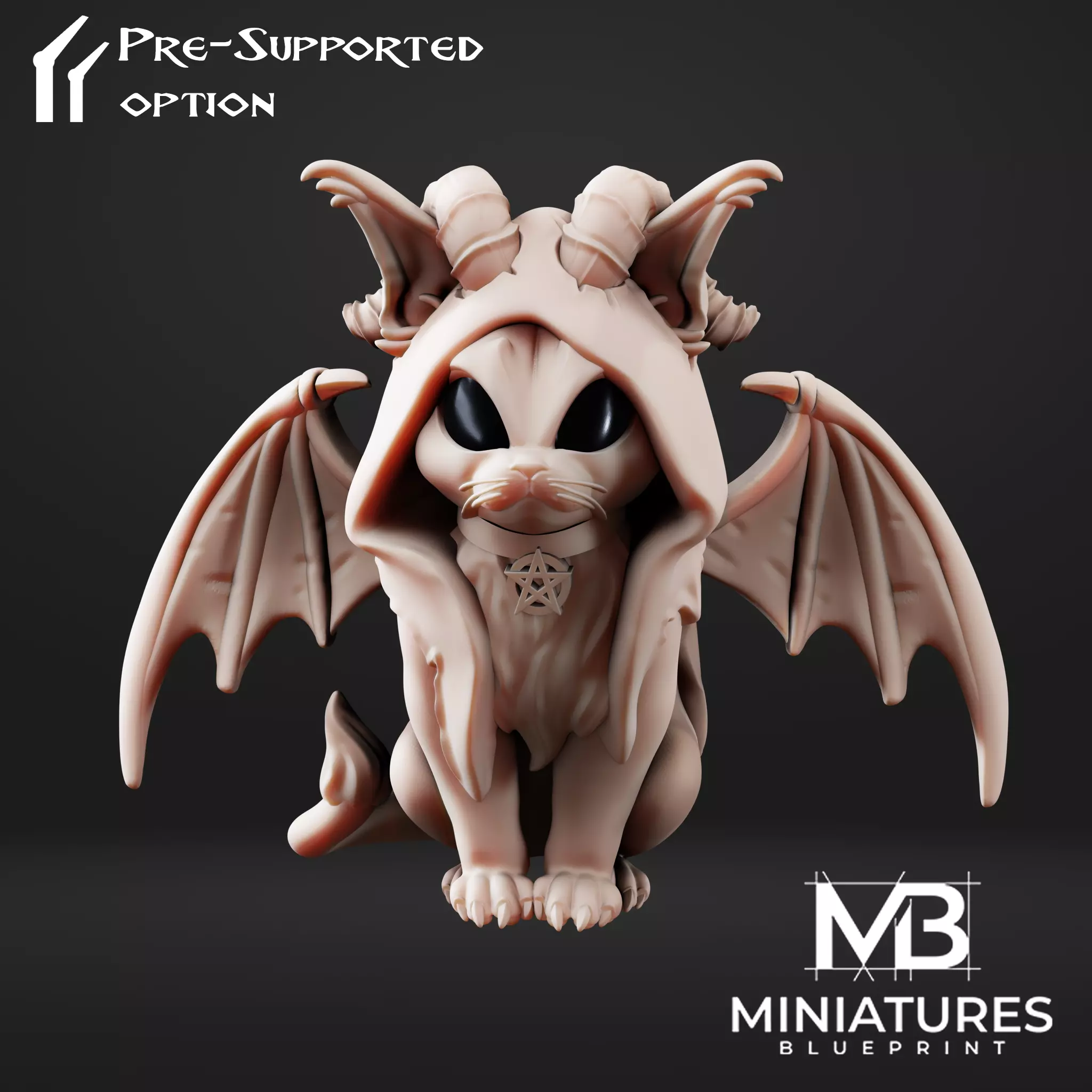 Denzel Evil Cat 3D print model_0
