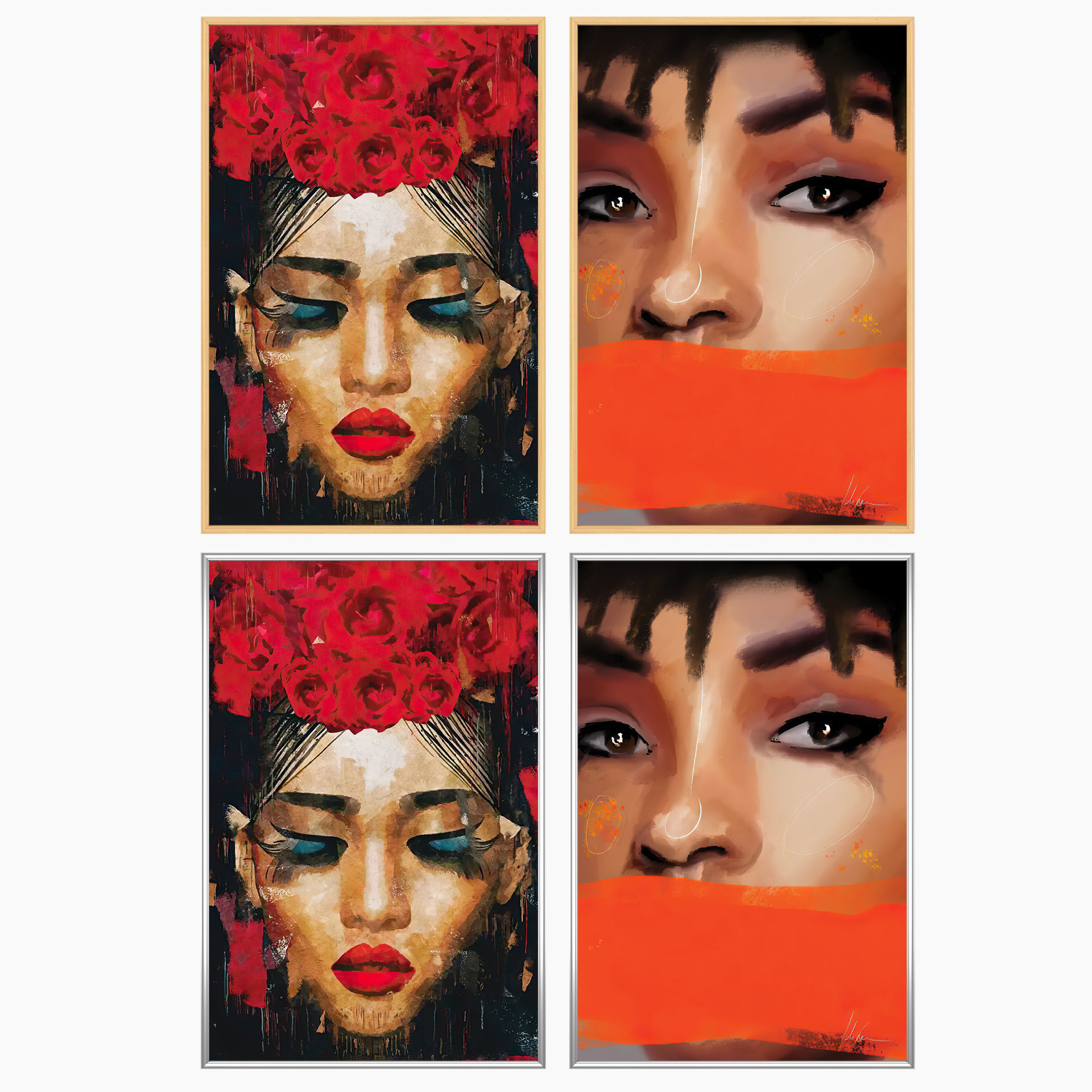 Wall Art Set 3835 3D model_2