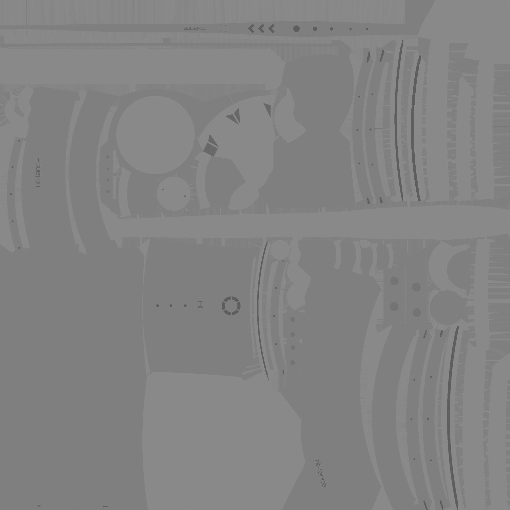 SciFi War Lance A09 Black Camo - Sci Fi Weapon Design Low-poly 3D model_23