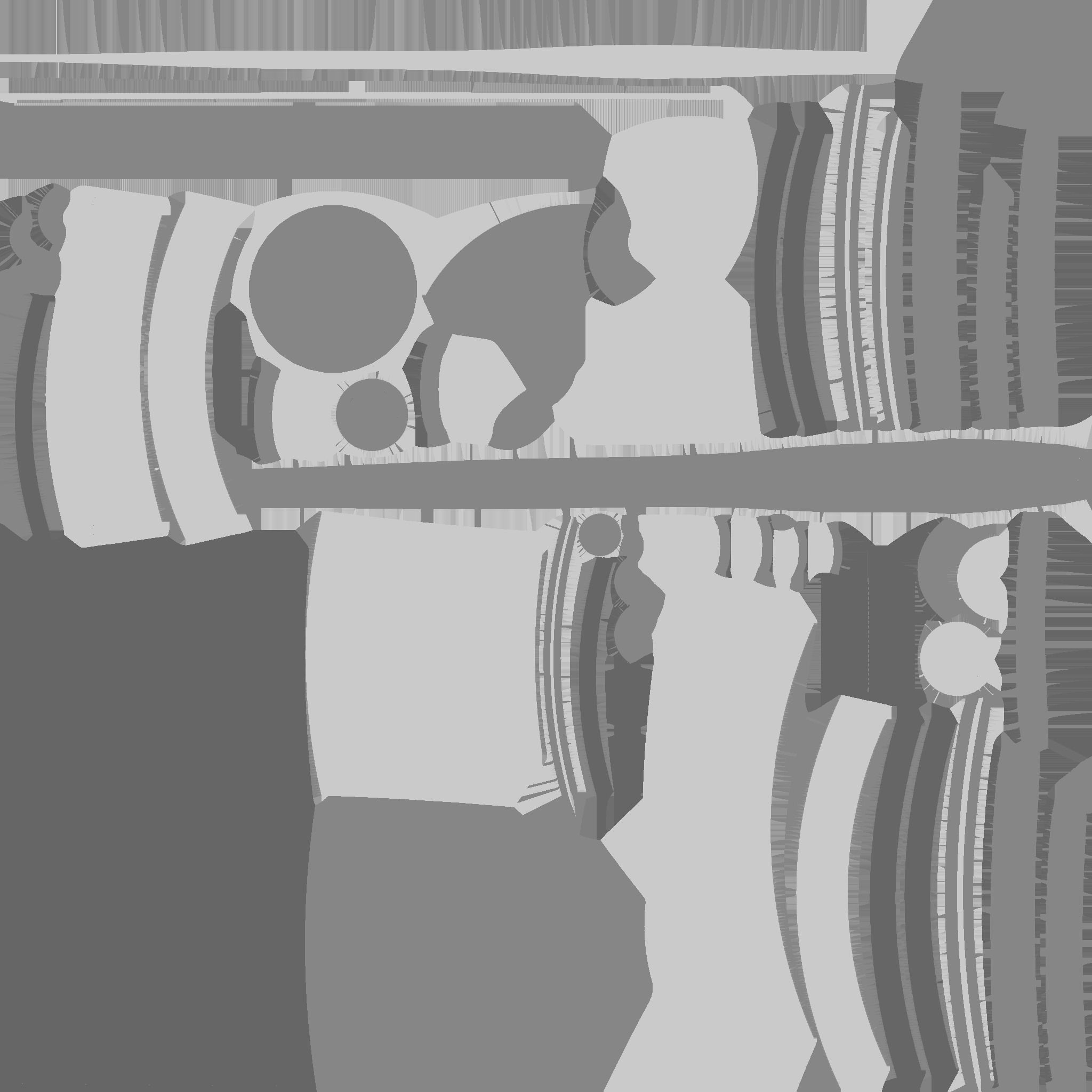 SciFi War Lance A09 Black Camo - Sci Fi Weapon Design Low-poly 3D model_27