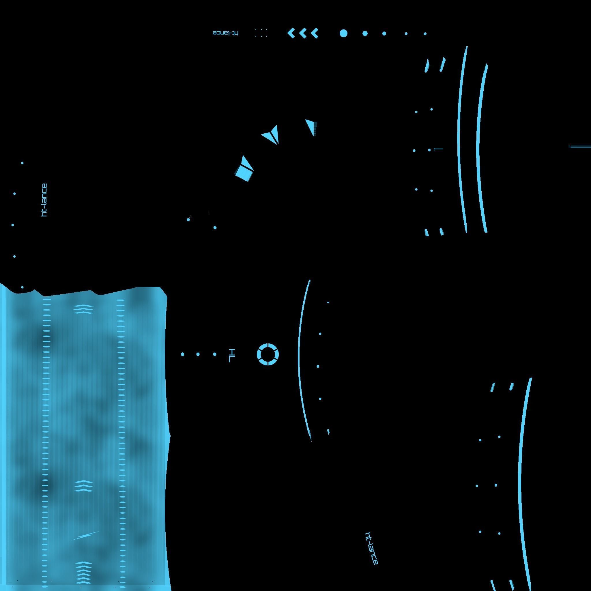 SciFi War Lance A10 Metal - Sci Fi Weapon Design Low-poly 3D model_22