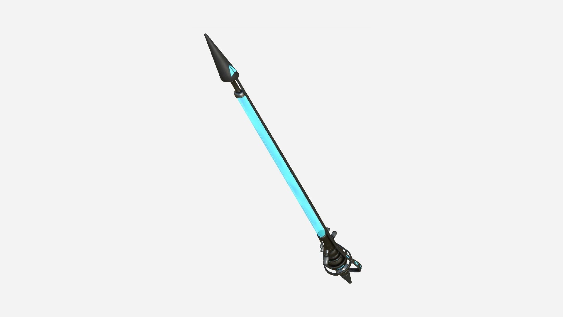SciFi War Lance A10 Metal - Sci Fi Weapon Design Low-poly 3D model_1