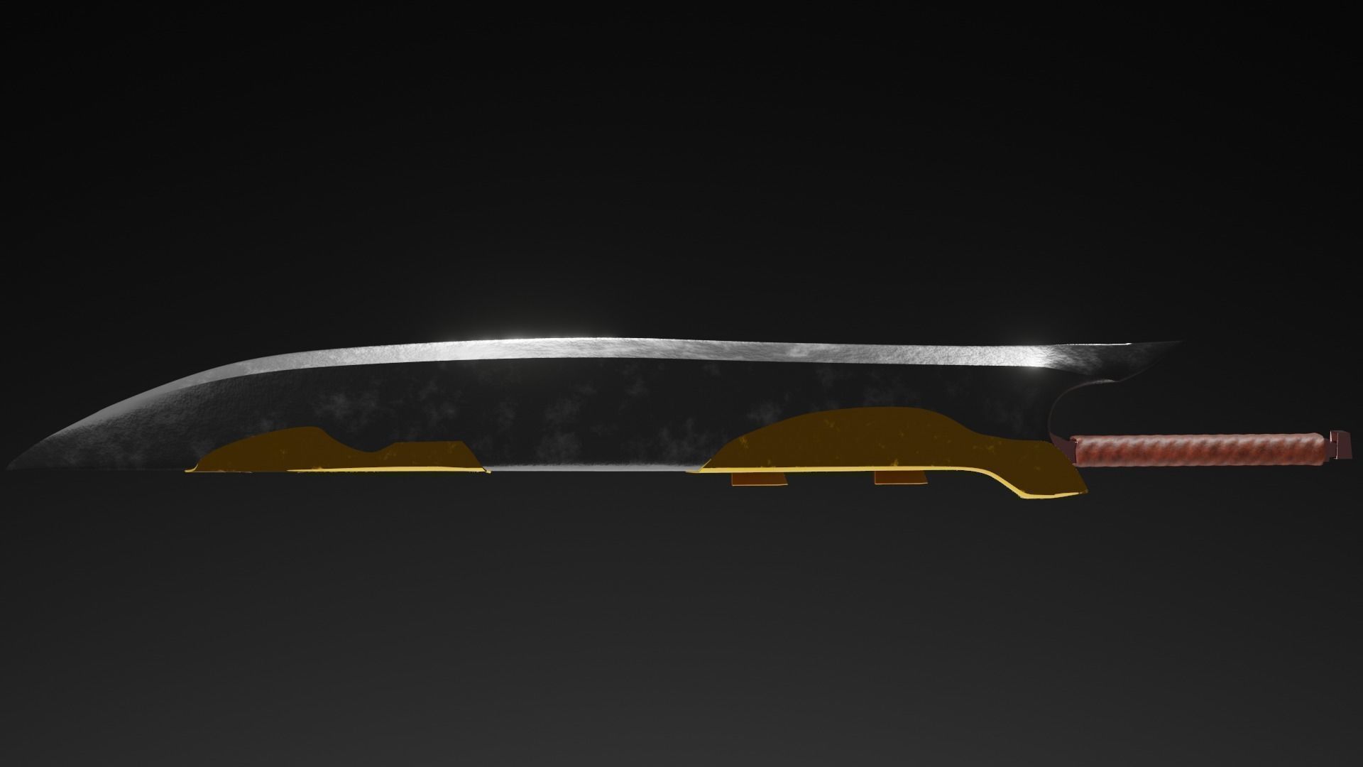 10 Unique Swords pack Low-poly 3D model_6
