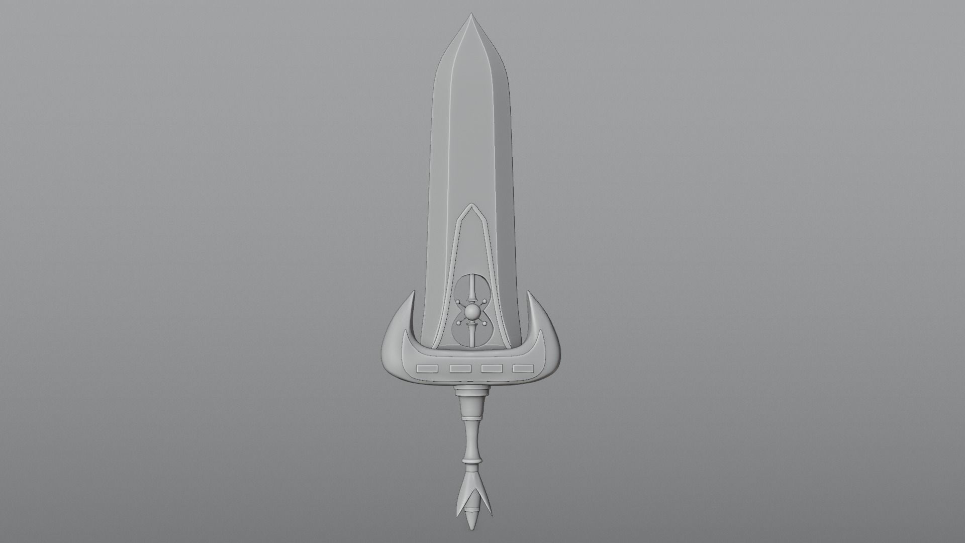 10 Unique Swords pack Low-poly 3D model_9