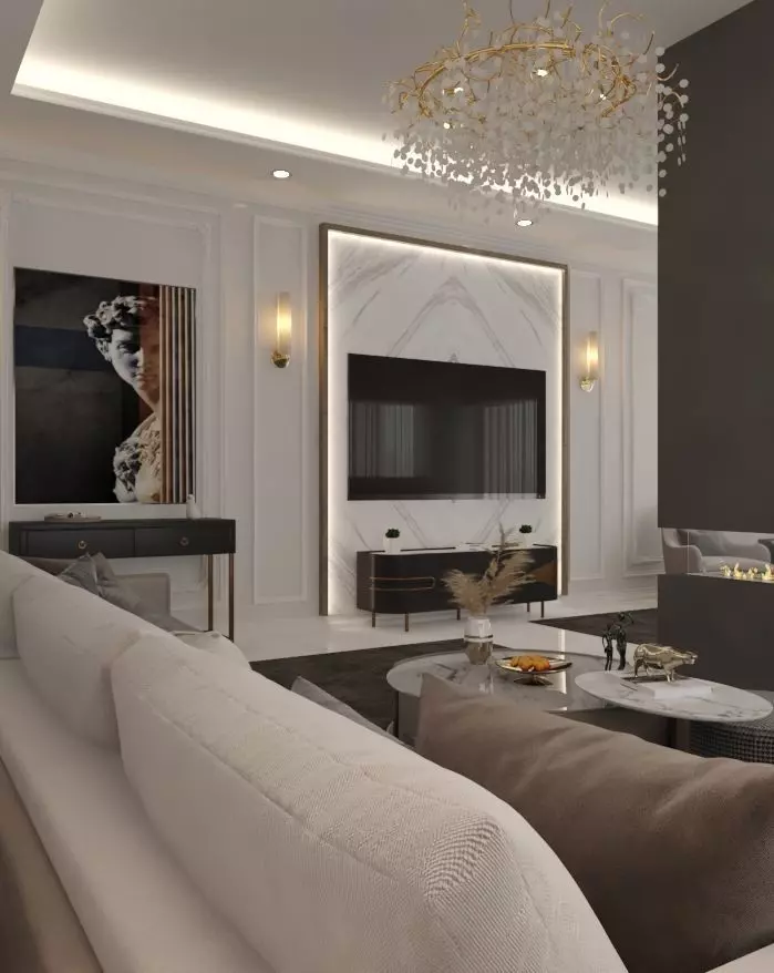 Interior Living Room  3D model_0